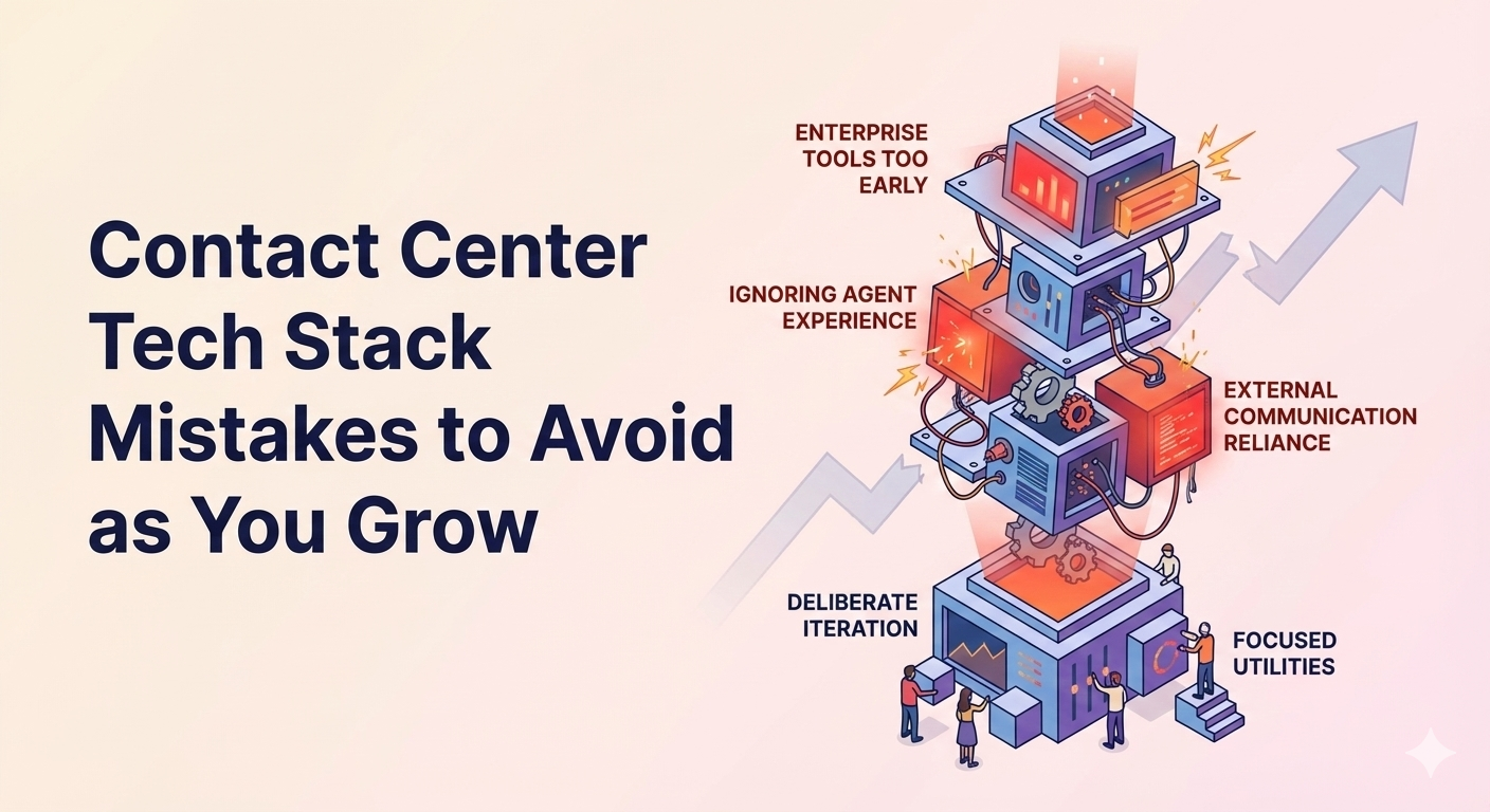 Contact Center Tech Stack Mistakes to Avoid as You Grow