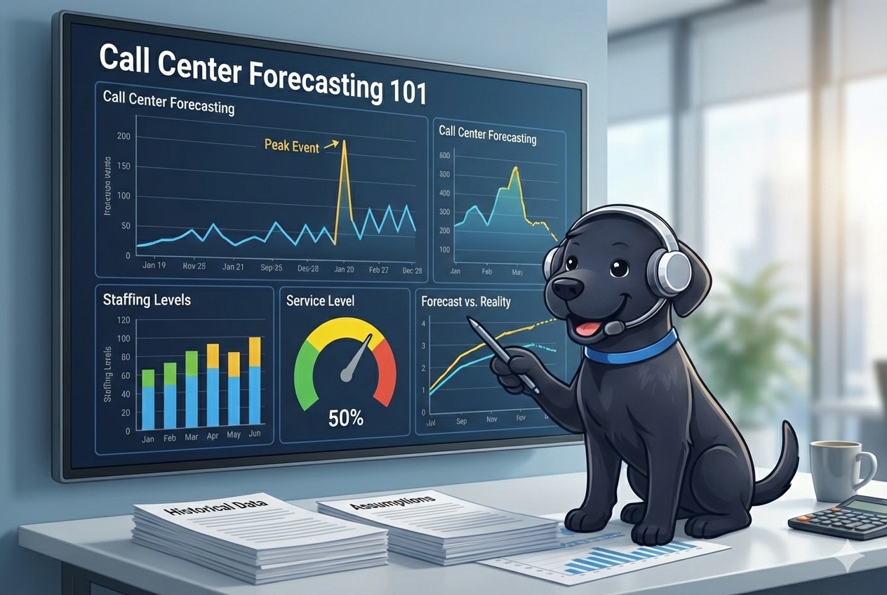 Call Center Forecasting 101: How to Forecast Volume and Staff a Scaling Contact Center